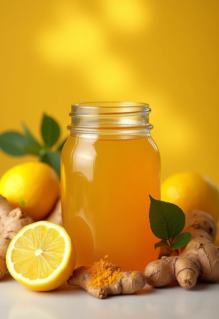 25 Spice and Tea Exchange Recipes for Tea Enthusiasts 104 25 Spice and Tea Exchange Recipes for Tea Enthusiasts - 16. Honey Ginger Turmeric Elixir