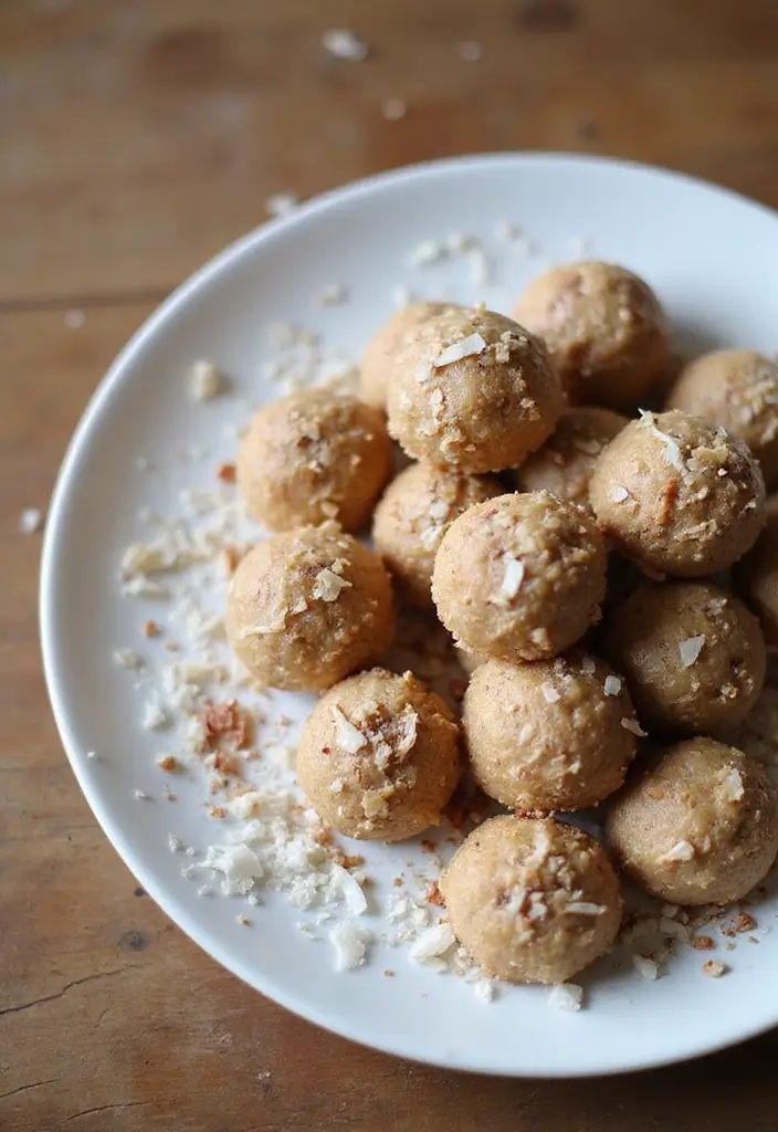 25 Spice and Tea Exchange Recipes for Tea Enthusiasts 139 25 Spice and Tea Exchange Recipes for Tea Enthusiasts - 21. Coconut Chai Energy Bites