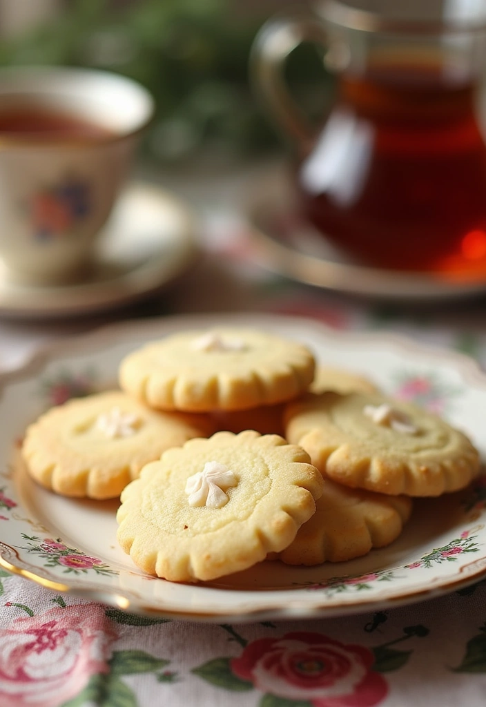 25 Sweet Tea and Cornbread Recipes for Southern Charm 120 25 Sweet Tea and Cornbread Recipes for Southern Charm - 18. Sweet Tea Shortbread Cookies