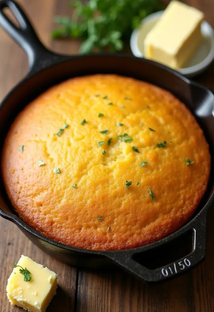 25 Sweet Tea and Cornbread Recipes for Southern Charm 8 25 Sweet Tea and Cornbread Recipes for Southern Charm - 2. Buttermilk Cornbread