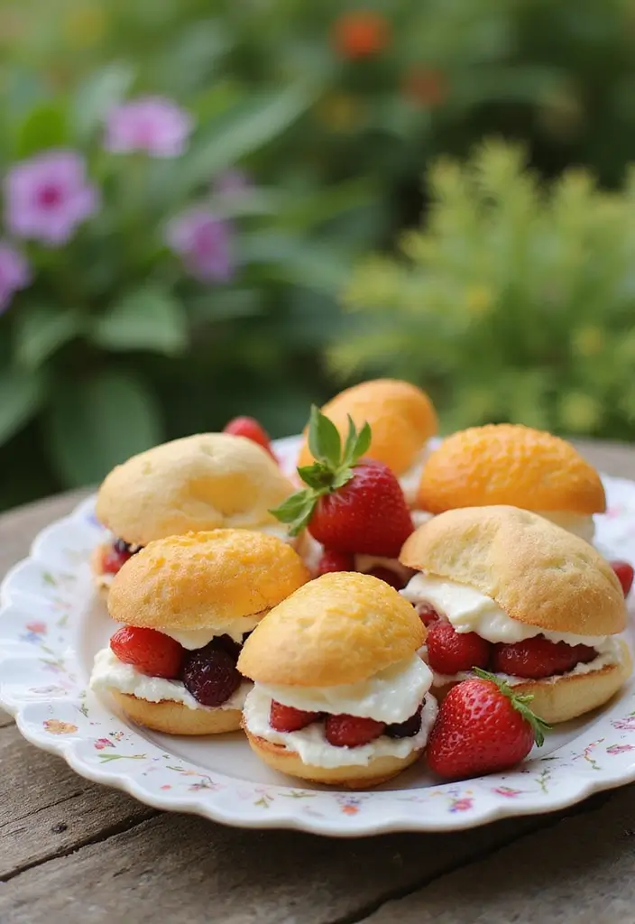25 Tea Party Sandwich Recipes for Elegant Gatherings 79 25 Tea Party Sandwich Recipes for Elegant Gatherings - 13. Fruit and Cream Cheese Sandwiches