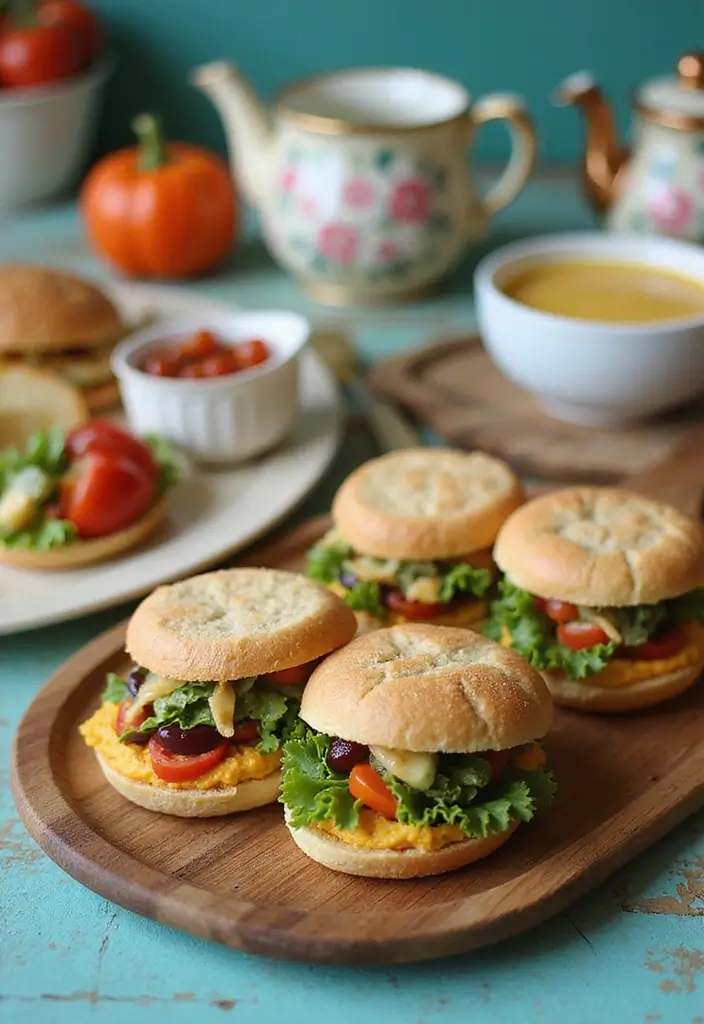 25 Tea Party Sandwich Recipes for Elegant Gatherings 93 25 Tea Party Sandwich Recipes for Elegant Gatherings - 15. Hummus and Veggie Sandwiches