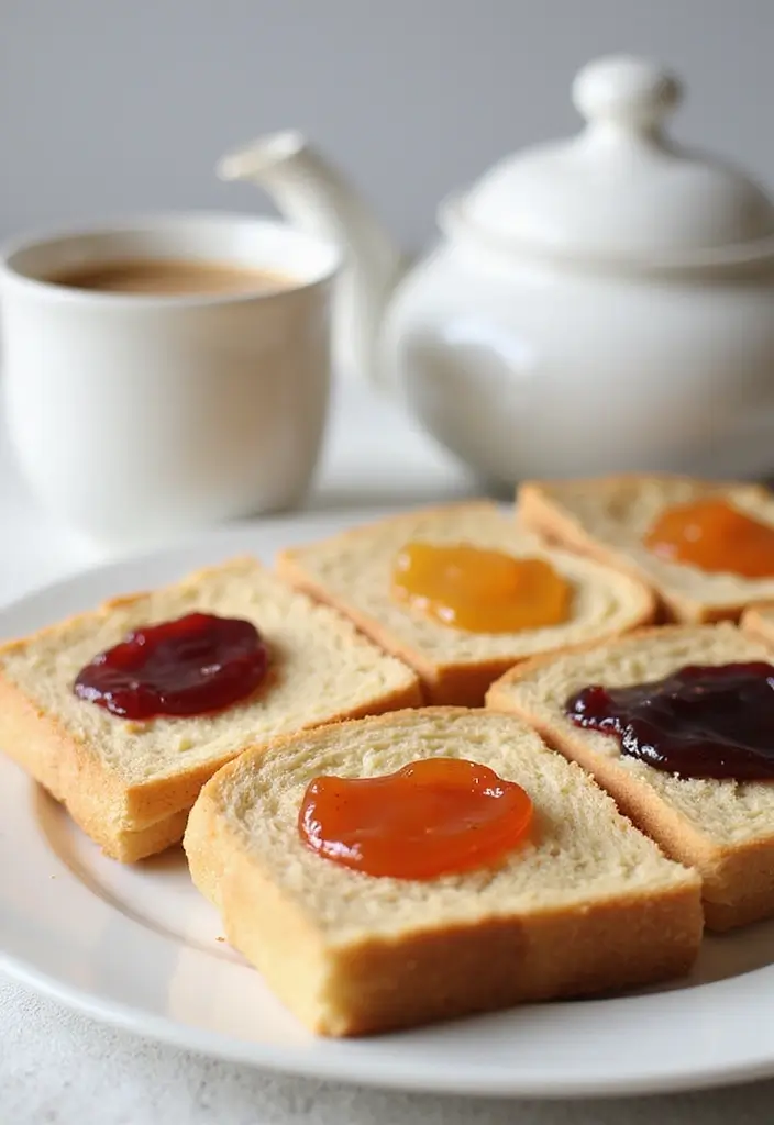 25 Tea Party Sandwich Recipes for Elegant Gatherings 140 25 Tea Party Sandwich Recipes for Elegant Gatherings - 22. Almond Butter and Jelly Sandwiches