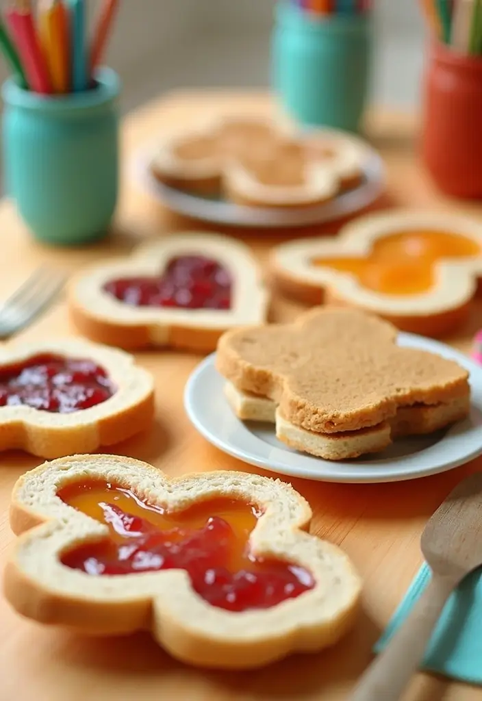 25 Tea Sandwich Recipes for Bridal Showers and Parties 81 25 Tea Sandwich Recipes for Bridal Showers and Parties - 13. Peanut Butter and Jelly Sandwiches