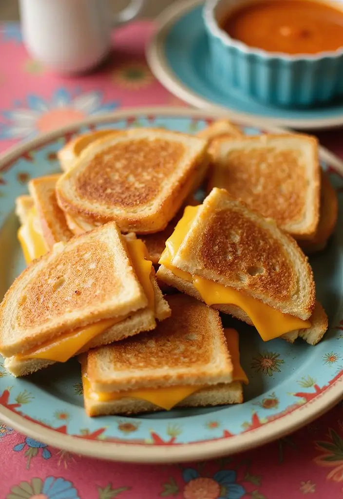 25 Tea Sandwich Recipes for Bridal Showers and Parties 114 25 Tea Sandwich Recipes for Bridal Showers and Parties - 18. Grilled Cheese Tea Sandwiches
