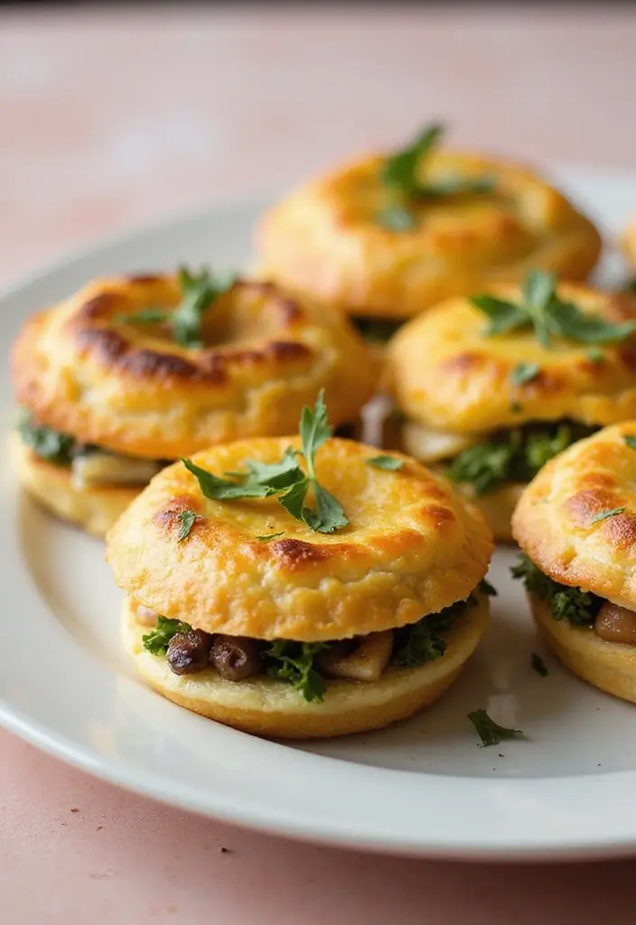 25 Tea Sandwich Recipes for Bridal Showers and Parties 128 25 Tea Sandwich Recipes for Bridal Showers and Parties - 20. Mini Quiche Sandwiches