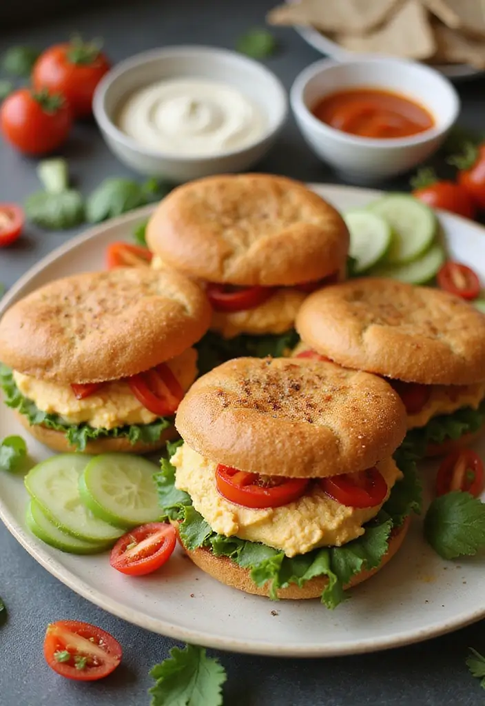 25 Tea Sandwich Recipes for Bridal Showers and Parties 143 25 Tea Sandwich Recipes for Bridal Showers and Parties - 23. Roasted Red Pepper and Hummus Sandwiches