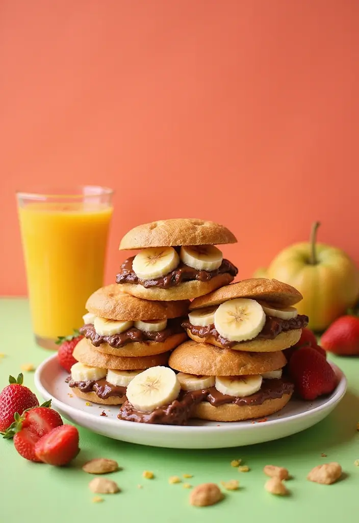 25 Tea Sandwich Recipes for Bridal Showers and Parties 155 25 Tea Sandwich Recipes for Bridal Showers and Parties - 25. Nutella and Banana Sandwiches
