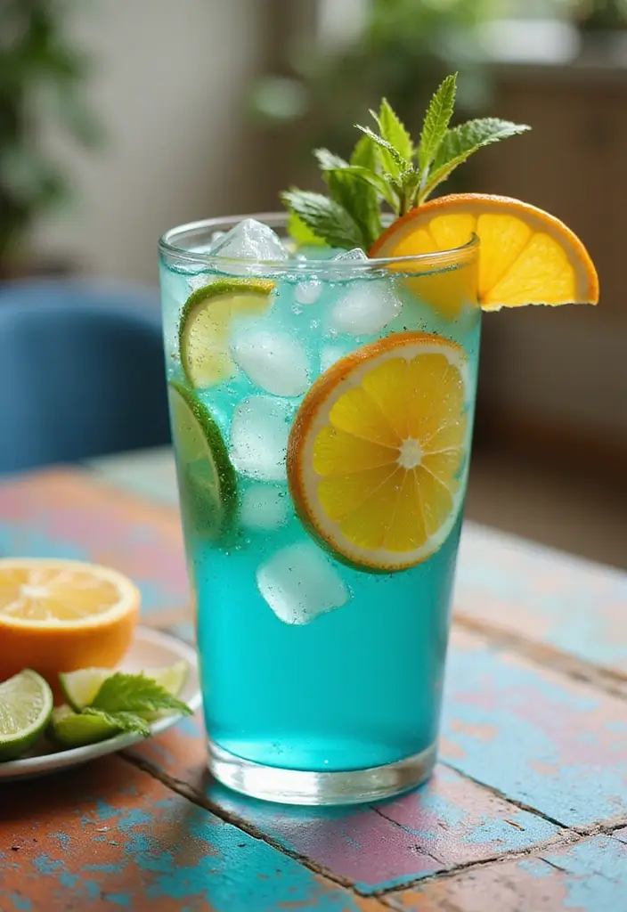 30 Blue Blast Herbalife Tea Recipes Full of Energy 20 30 Blue Blast Herbalife Tea Recipes Full of Energy - 4. Citrus Splash Blue Herbalife Tea