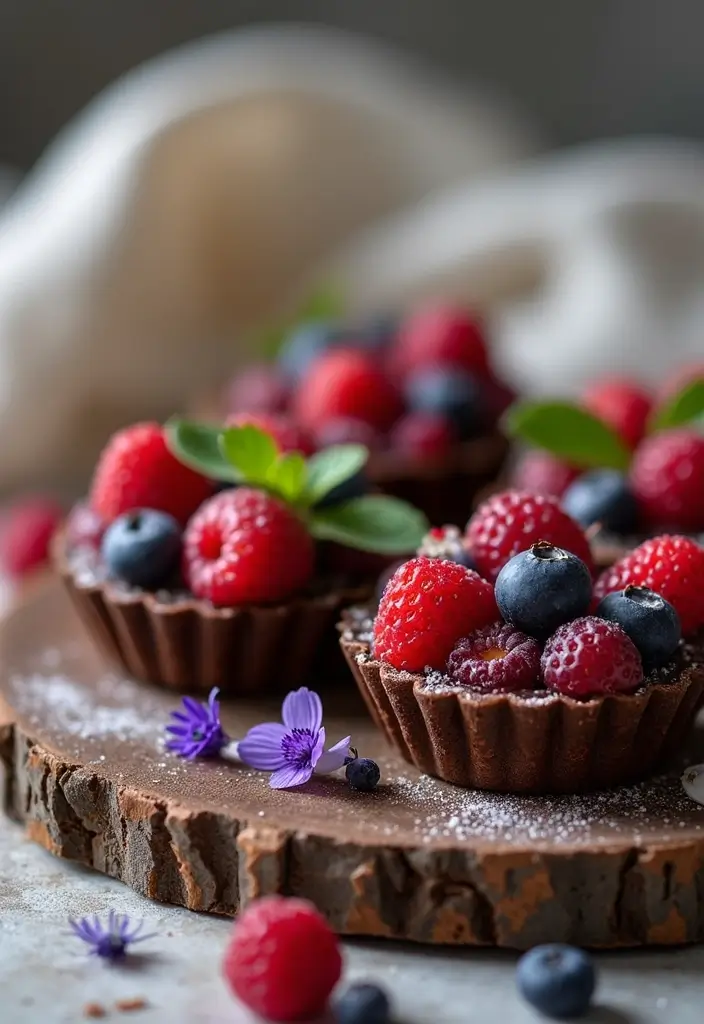 30 Elegant Vegan Tea Party Dessert Recipes to Impress Your Guests 95 30 Elegant Vegan Tea Party Dessert Recipes to Impress Your Guests - 15. Vegan Chocolate Tarts