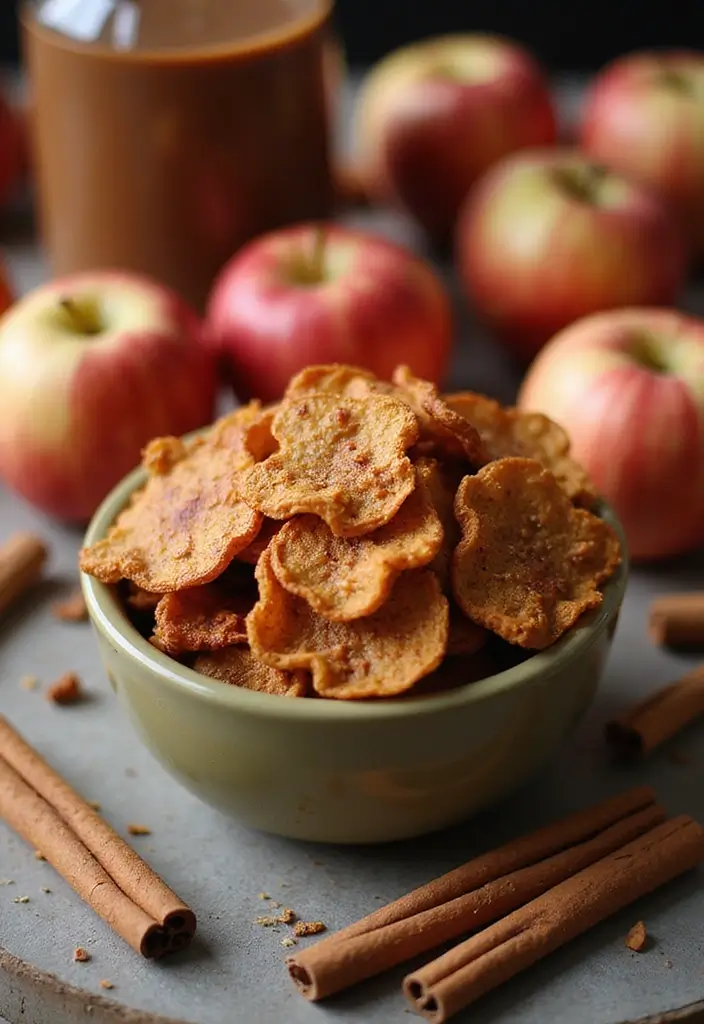 30 Elegant Vegan Tea Party Dessert Recipes to Impress Your Guests 123 30 Elegant Vegan Tea Party Dessert Recipes to Impress Your Guests - 19. Spiced Apple Chips
