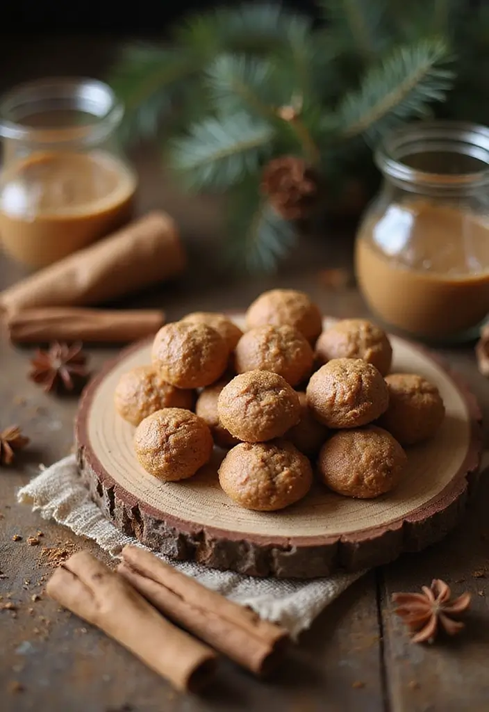 30 Elegant Vegan Tea Party Dessert Recipes to Impress Your Guests 149 30 Elegant Vegan Tea Party Dessert Recipes to Impress Your Guests - 23. Gingerbread Energy Bites