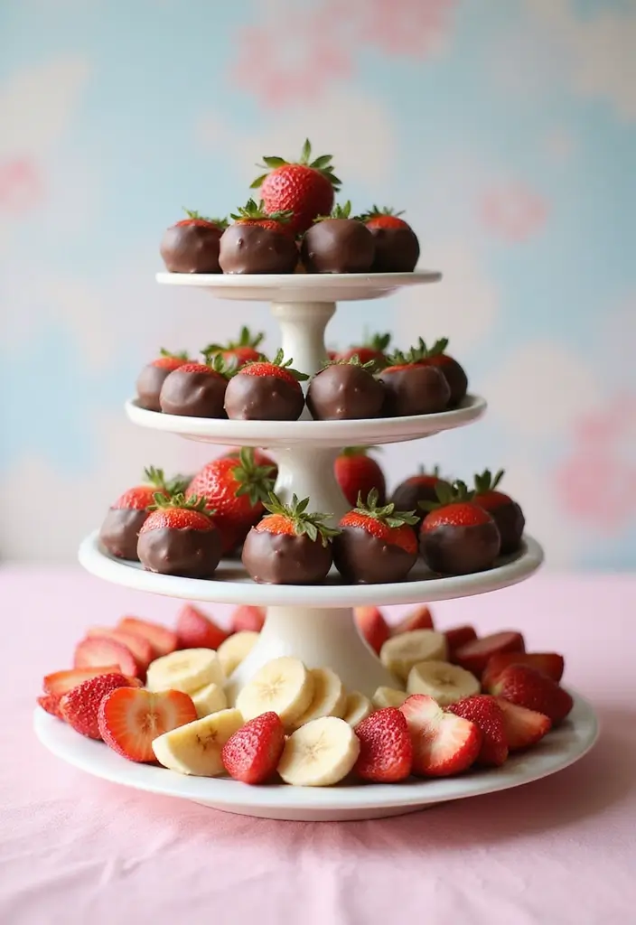 30 Elegant Vegan Tea Party Dessert Recipes to Impress Your Guests 191 30 Elegant Vegan Tea Party Dessert Recipes to Impress Your Guests - 29. Chocolate Dipped Fruit