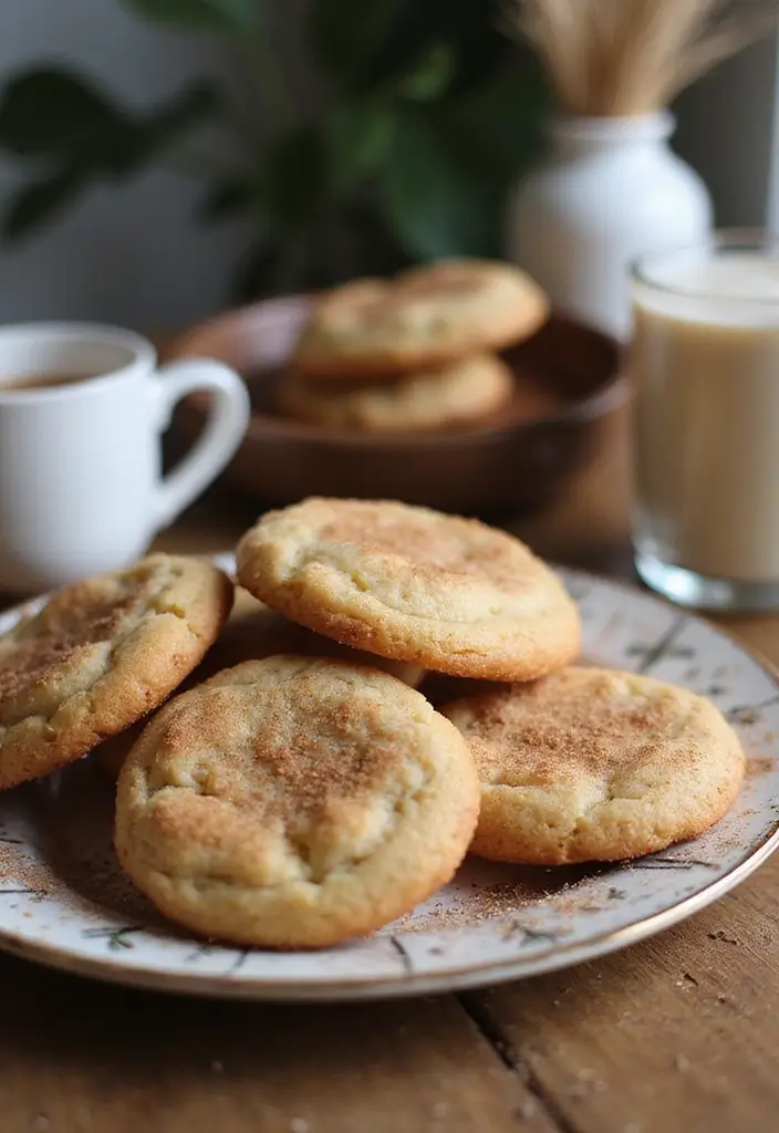 30 Elegant Vegan Tea Party Dessert Recipes to Impress Your Guests 198 30 Elegant Vegan Tea Party Dessert Recipes to Impress Your Guests - 30. Vegan Snickerdoodle Cookies
