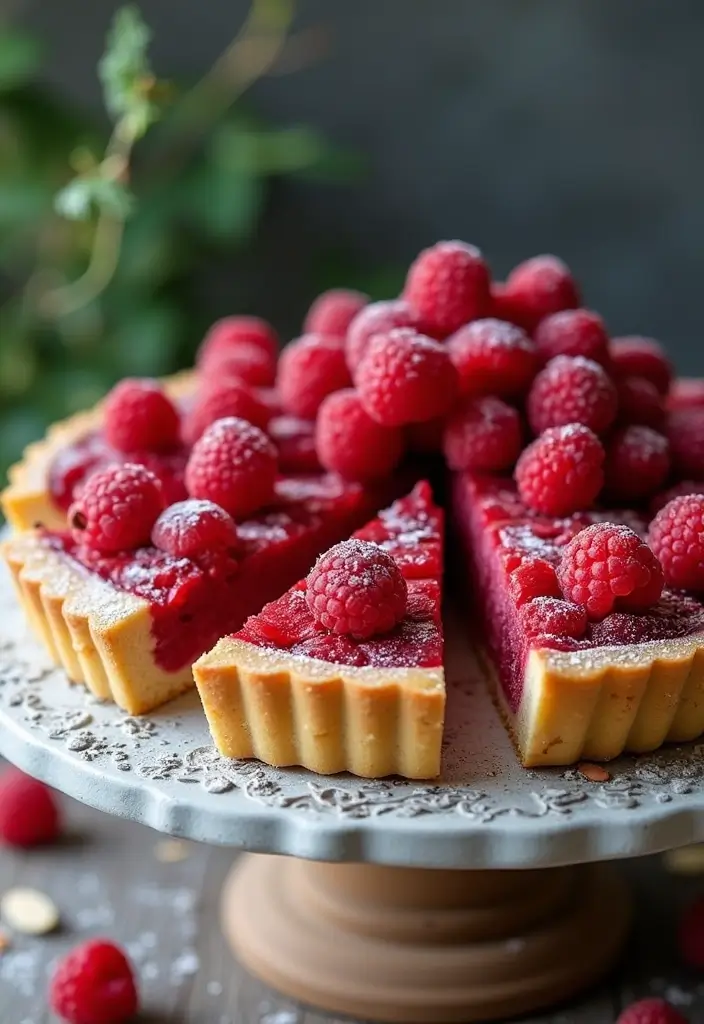 30 Gluten-Free High Tea Recipes for Elegant Gatherings 69 30 Gluten-Free High Tea Recipes for Elegant Gatherings - 11. Raspberry Almond Tart