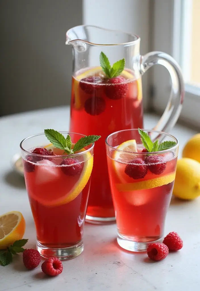 30 Gluten-Free High Tea Recipes for Elegant Gatherings 95 30 Gluten-Free High Tea Recipes for Elegant Gatherings - 15. Raspberry Lemonade Tea