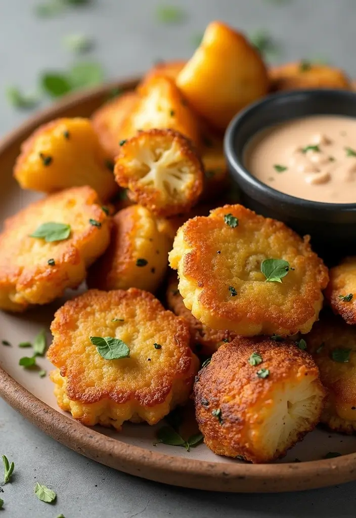 30 Gluten-Free High Tea Recipes for Elegant Gatherings 121 30 Gluten-Free High Tea Recipes for Elegant Gatherings - 19. Cauliflower and Herb Fritters