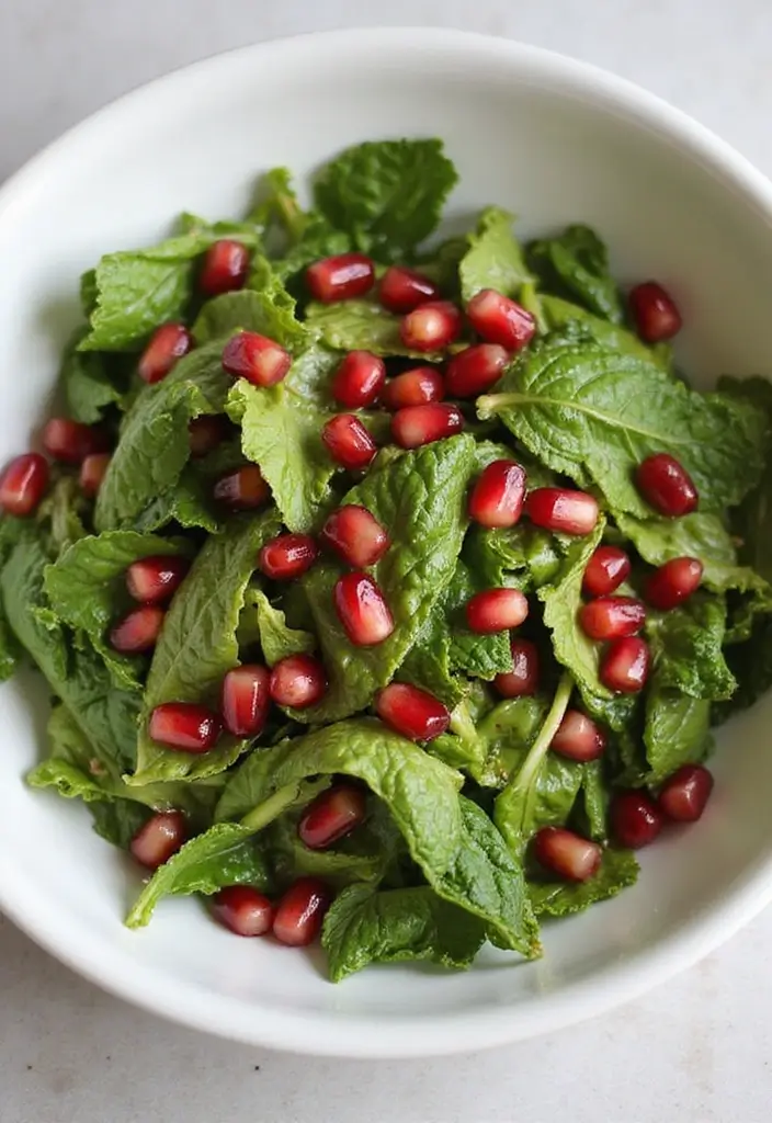 30 Gluten-Free High Tea Recipes for Elegant Gatherings 126 30 Gluten-Free High Tea Recipes for Elegant Gatherings - 20. Pomegranate and Mint Salad