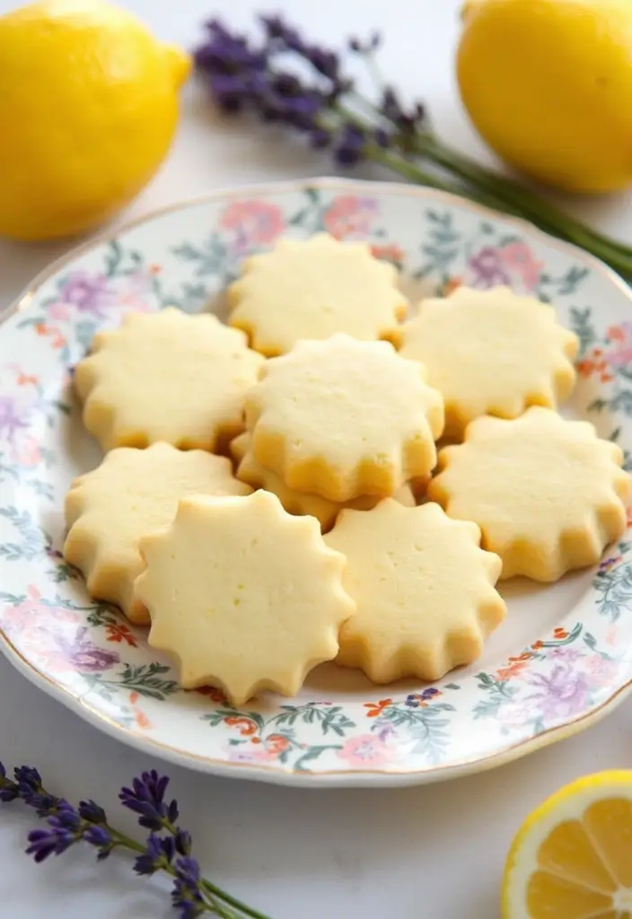 30 Gluten-Free High Tea Recipes for Elegant Gatherings 41 30 Gluten-Free High Tea Recipes for Elegant Gatherings - 7. Lemon Lavender Shortbread Cookies
