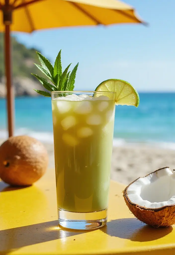 30 Green Tea Alcohol Drink Recipes for Unique Cocktails 102 30 Green Tea Alcohol Drink Recipes for Unique Cocktails - 16. Green Tea and Coconut Cooler