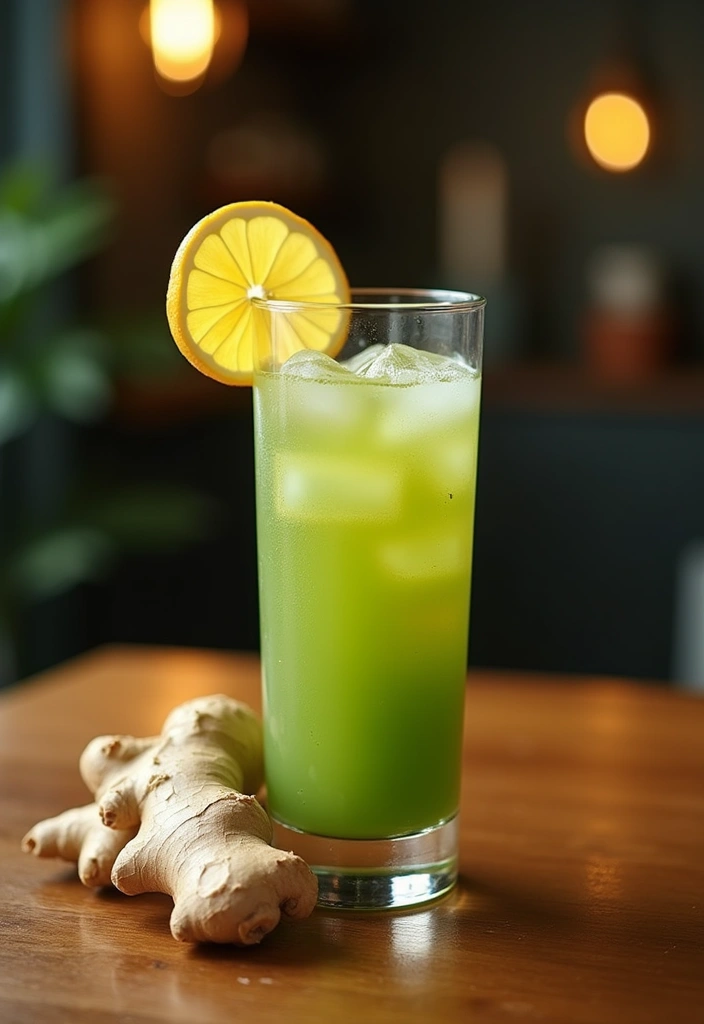 30 Green Tea Cocktail Recipes for Refreshing Evenings 95 30 Green Tea Cocktail Recipes for Refreshing Evenings - 15. Green Tea and Ginger Cocktail