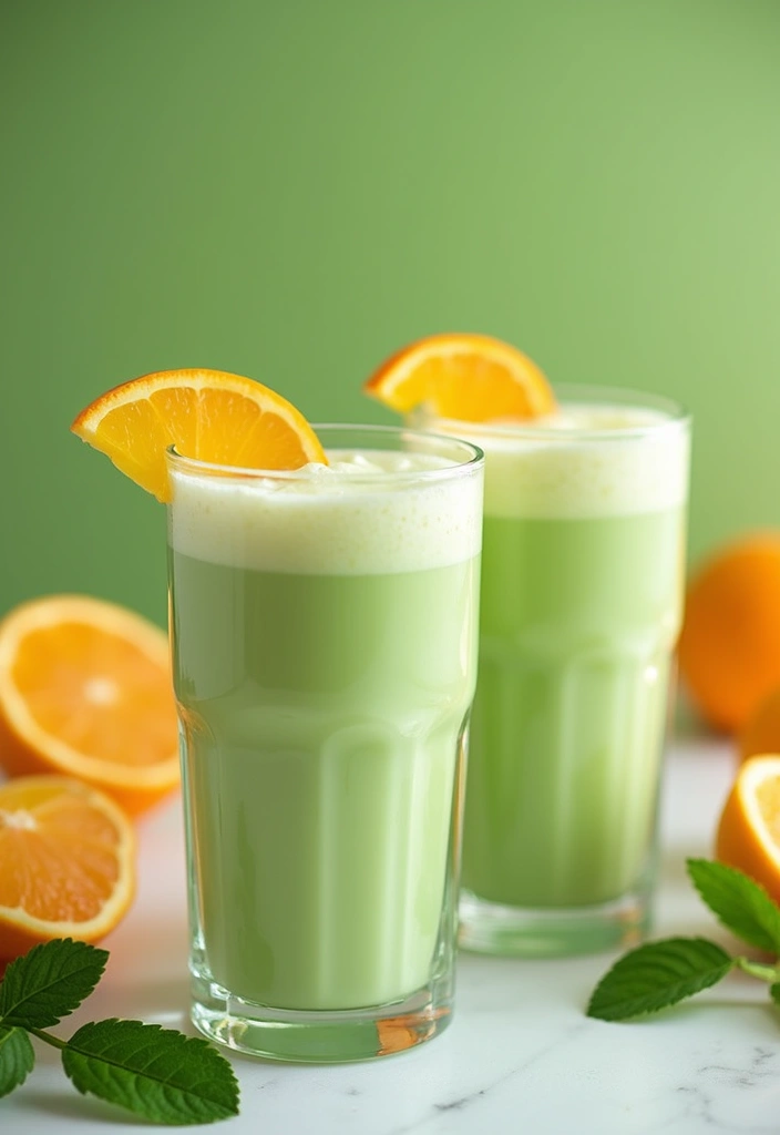 30 Green Tea Cocktail Recipes for Refreshing Evenings 121 30 Green Tea Cocktail Recipes for Refreshing Evenings - 19. Green Tea Creamsicle Cocktail