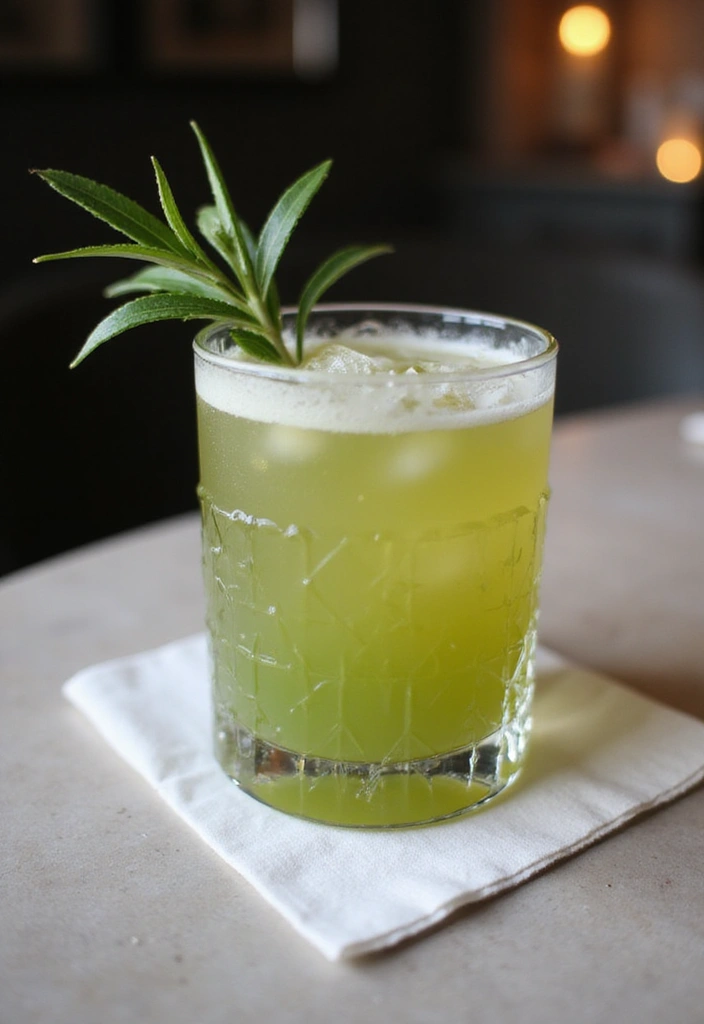 30 Green Tea Cocktail Recipes for Refreshing Evenings 170 30 Green Tea Cocktail Recipes for Refreshing Evenings - 26. Green Tea and Rosemary Cocktail