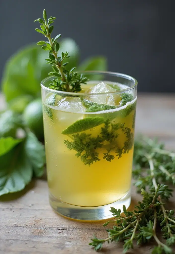 30 Green Tea Cocktail Recipes for Refreshing Evenings 180 30 Green Tea Cocktail Recipes for Refreshing Evenings - 28. Green Tea and Thyme Cocktail