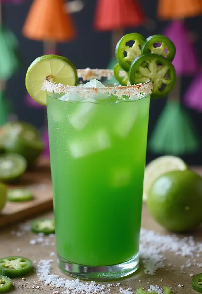 30 Green Tea Cocktail Recipes for Refreshing Evenings 32 30 Green Tea Cocktail Recipes for Refreshing Evenings - 6. Spicy Green Tea Margarita