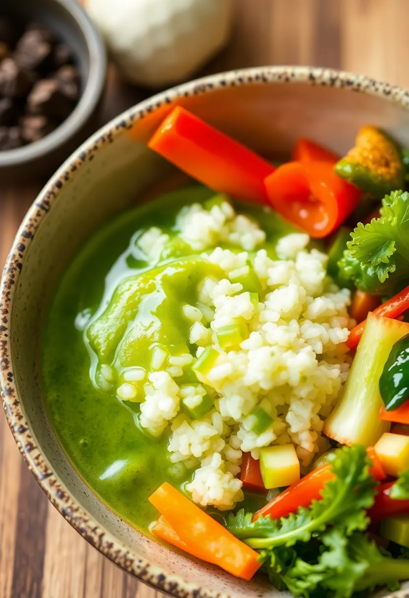 30 Green Tea Recipes for Fat Burning and Wellness - 13. Green Tea Infused Rice
