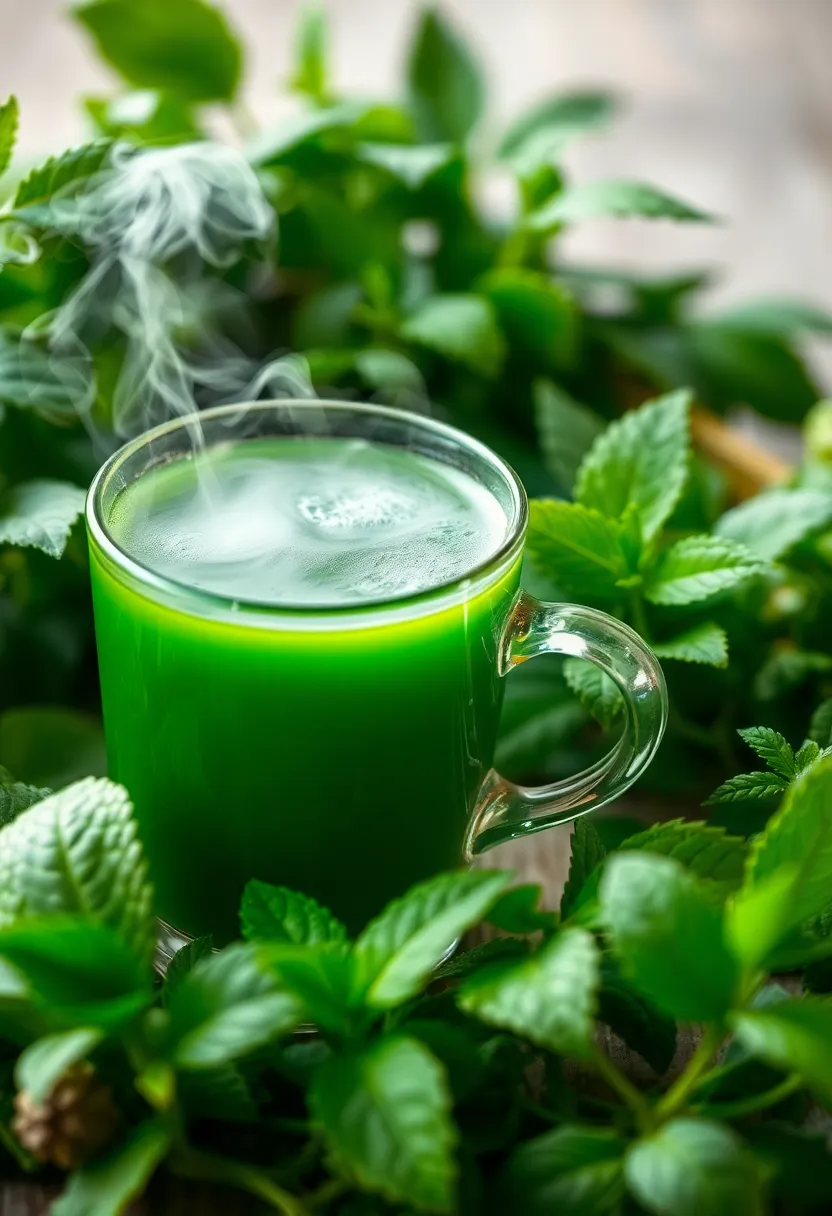 30 Green Tea Recipes for Fat Burning and Wellness - 15. Herbal Green Tea Detox Drink