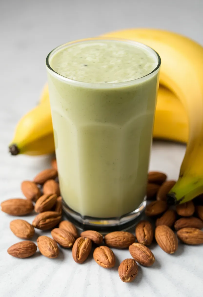 30 Green Tea Recipes for Fat Burning and Wellness - 17. Green Tea and Almond Butter Smoothie