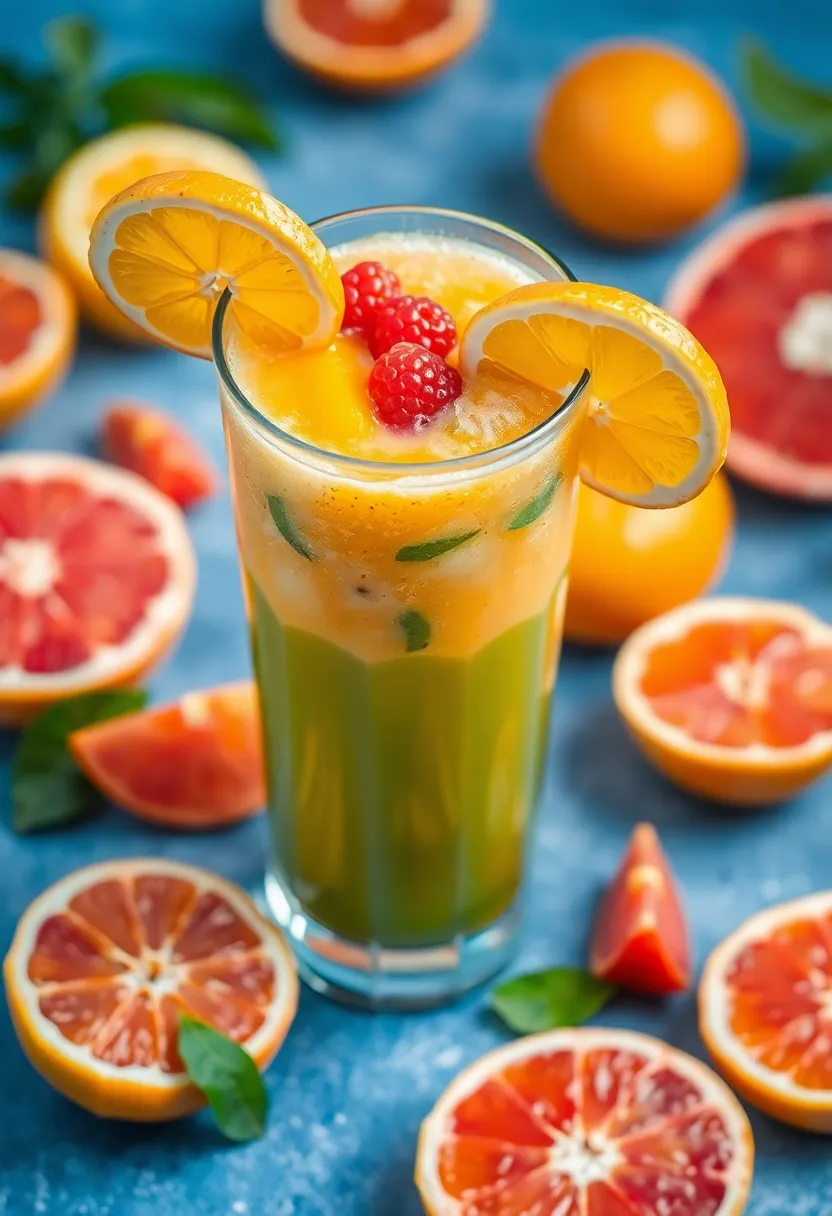 30 Green Tea Recipes for Fat Burning and Wellness - 22. Green Tea and Citrus Smoothie