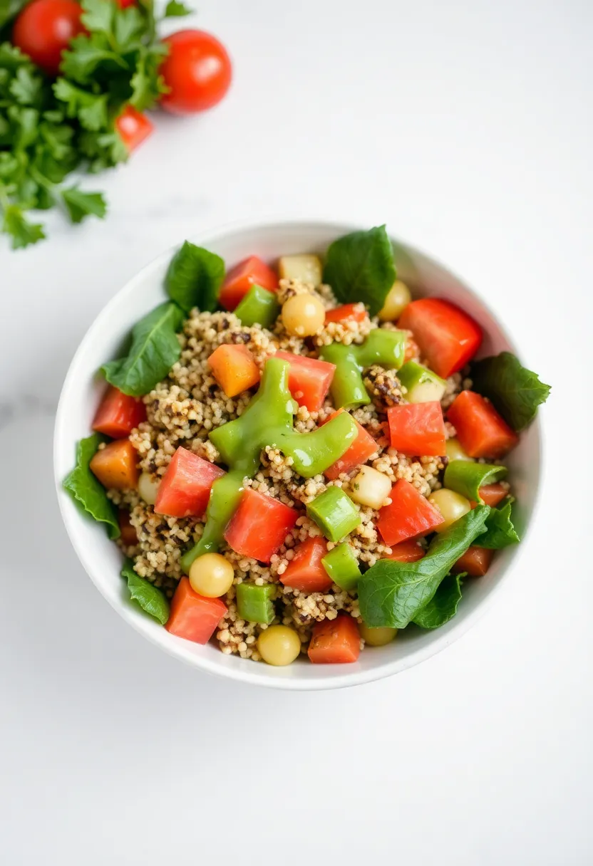 30 Green Tea Recipes for Fat Burning and Wellness - 28. Green Tea Quinoa Salad