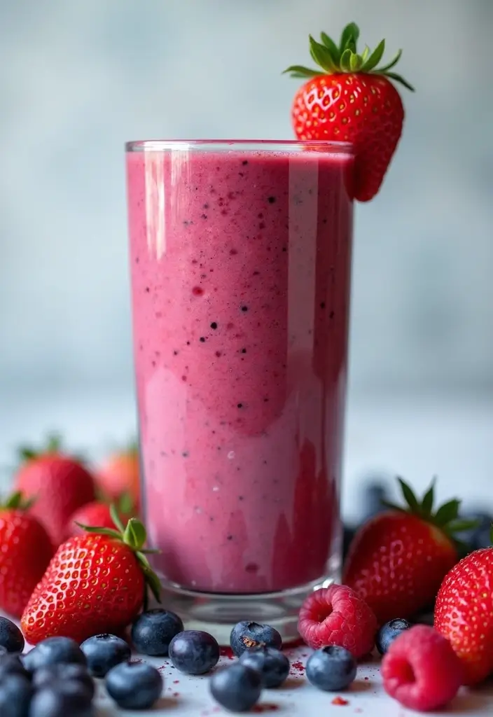 30 Green Tea Recipes for Fat Burning and Wellness - 3. Green Tea Berry Blast