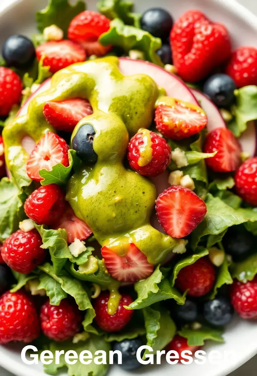 30 Green Tea Recipes for Fat Burning and Wellness - 30. Green Tea and Berry Salad