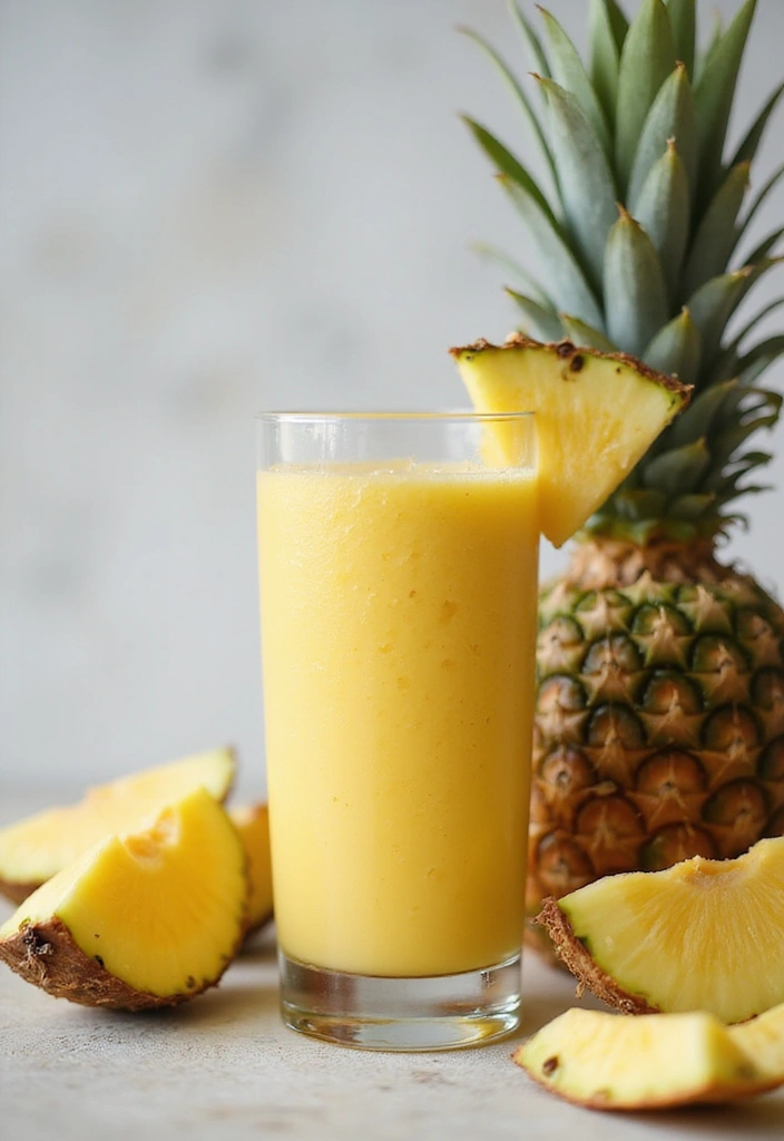 30 Green Tea Recipes for Fat Burning and Wellness - 4. Pineapple Green Tea Refresher