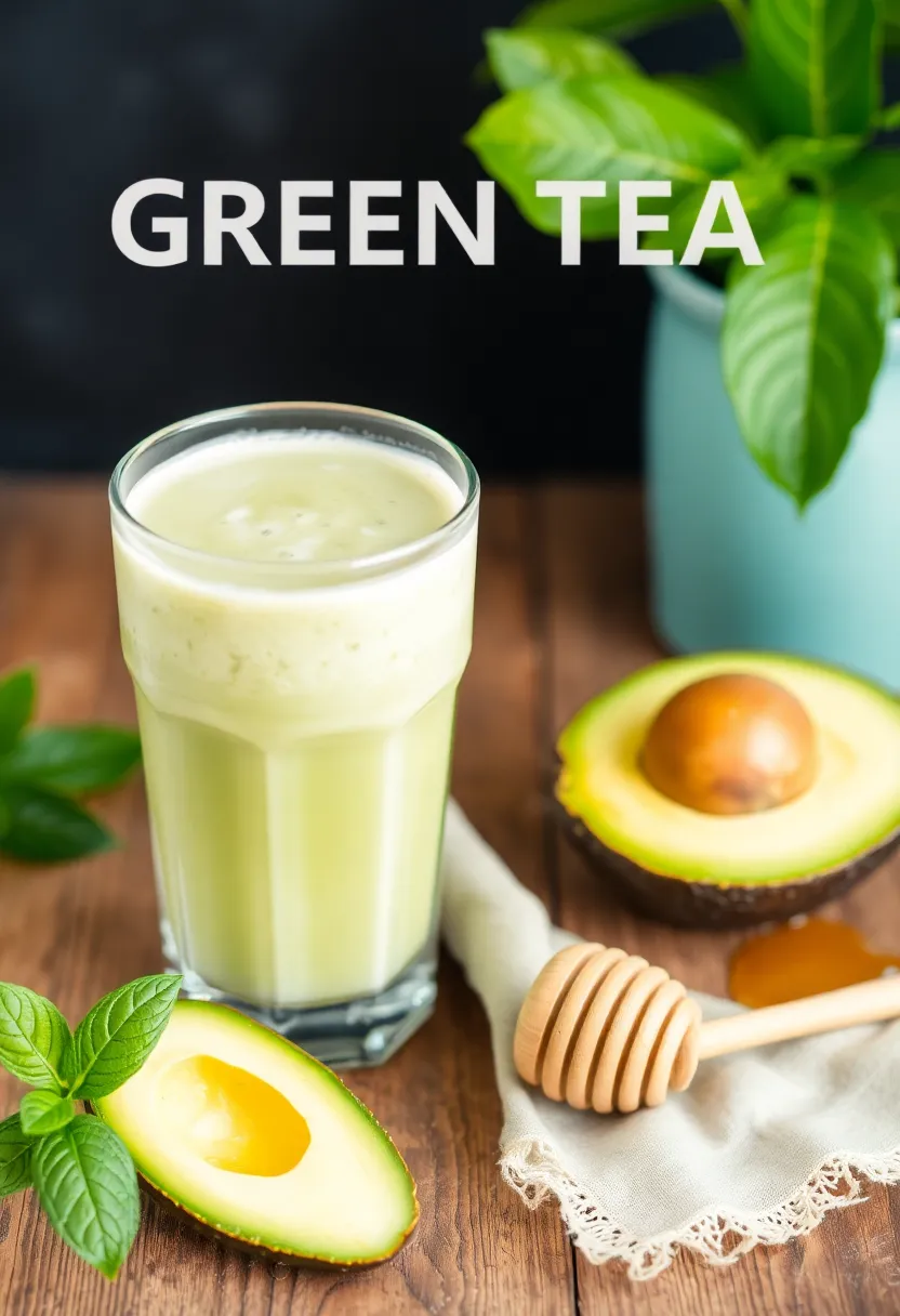 30 Green Tea Recipes for Fat Burning and Wellness - 5. Creamy Avocado Green Tea Shake
