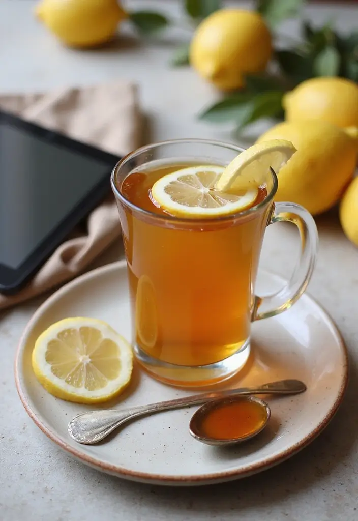 30 Herbalife Tea Recipes with Pomegranate Liftoff for a Refreshing Start 102 30 Herbalife Tea Recipes with Pomegranate Liftoff for a Refreshing Start - 16. Honey Lemon Herbal Tea