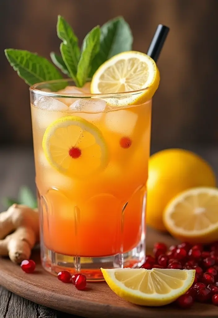 30 Herbalife Tea Recipes with Pomegranate Liftoff for a Refreshing Start 109 30 Herbalife Tea Recipes with Pomegranate Liftoff for a Refreshing Start - 17. Spicy Ginger Lemonade