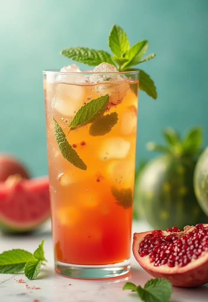 30 Herbalife Tea Recipes with Pomegranate Liftoff for a Refreshing Start 175 30 Herbalife Tea Recipes with Pomegranate Liftoff for a Refreshing Start - 27. Melon Mint Breeze