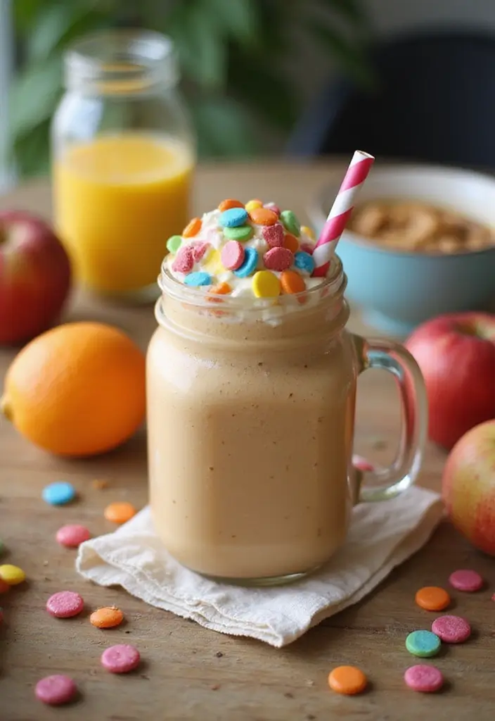 30+ Herbalife Tea Recipes with Rainbow Candy for Sweet Energy 186 30+ Herbalife Tea Recipes with Rainbow Candy for Sweet Energy - 28. Herbalife Peanut Butter Rainbow Shake