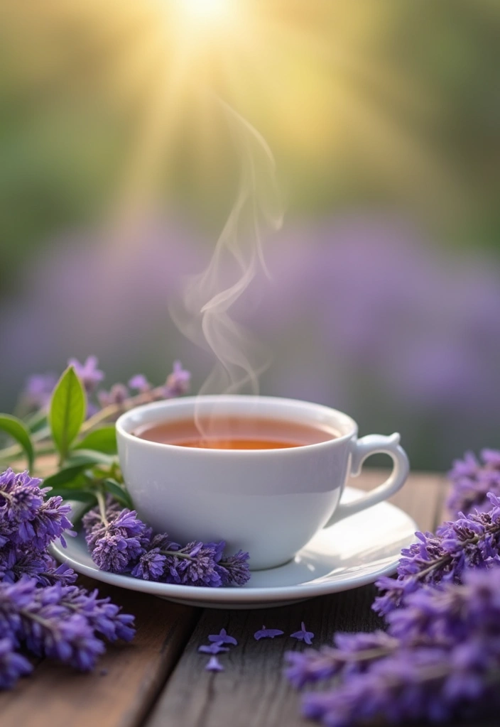 30 Hot Tea Recipes Perfect for a Cozy Tea Party 64 30 Hot Tea Recipes Perfect for a Cozy Tea Party - 10. Lavender Calm