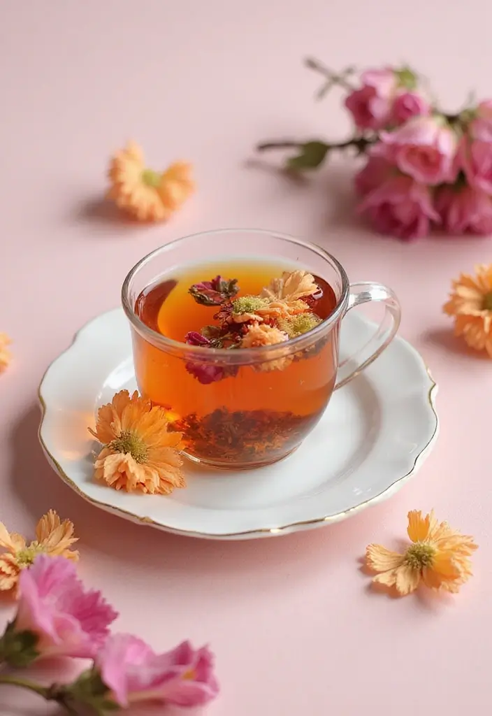 30 Hot Tea Recipes Perfect for a Cozy Tea Party 120 30 Hot Tea Recipes Perfect for a Cozy Tea Party - 18. Floral Infusion Wonder