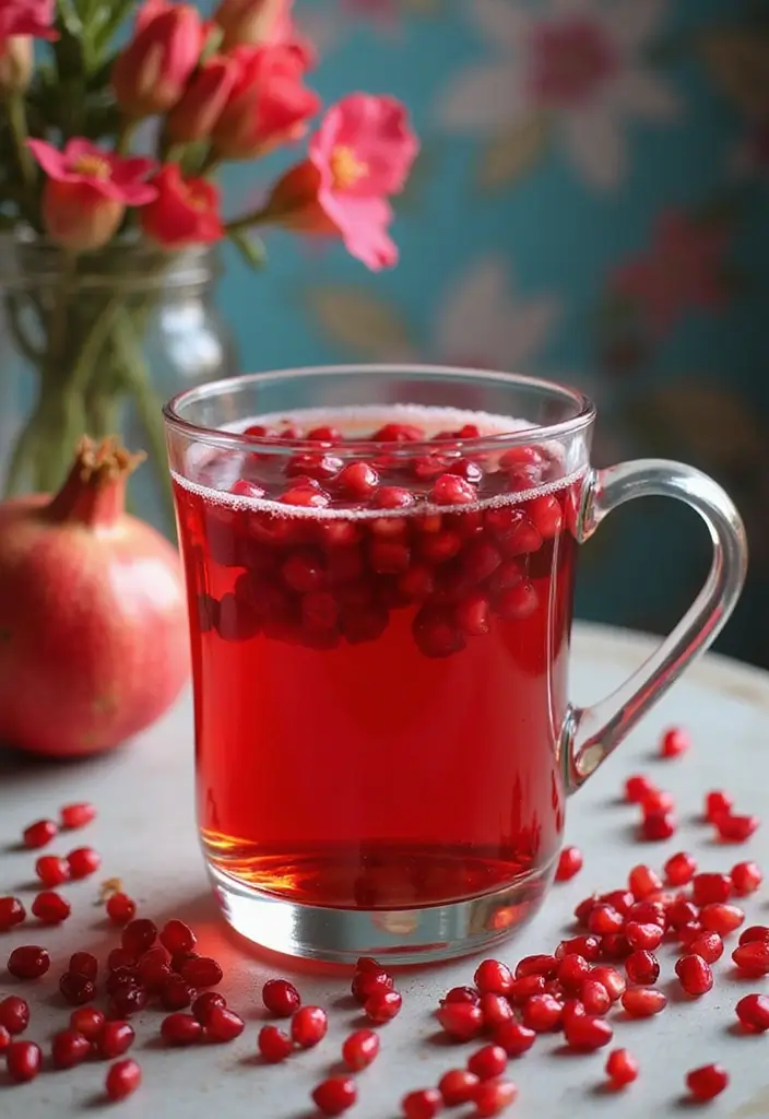 30 Hot Tea Recipes Perfect for a Cozy Tea Party 167 30 Hot Tea Recipes Perfect for a Cozy Tea Party - 25. Pomegranate Hibiscus Fusion