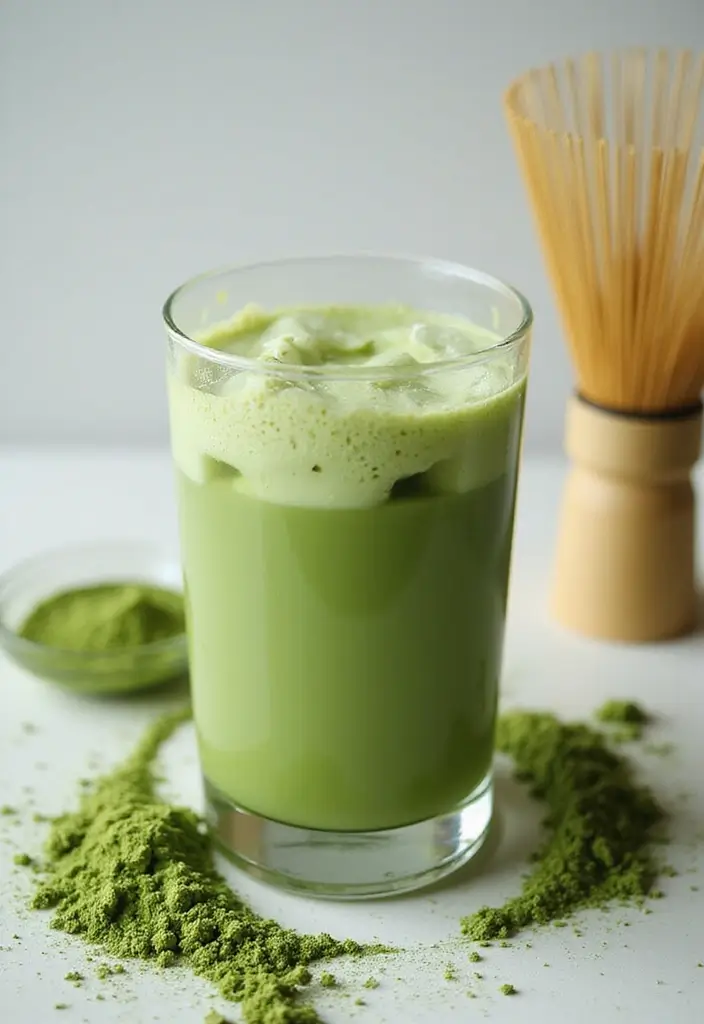 30+ Iced Matcha Tea Recipes for a Cool Energizing Sip 1 30+ Iced Matcha Tea Recipes for a Cool Energizing Sip - 1. Classic Iced Matcha Latte