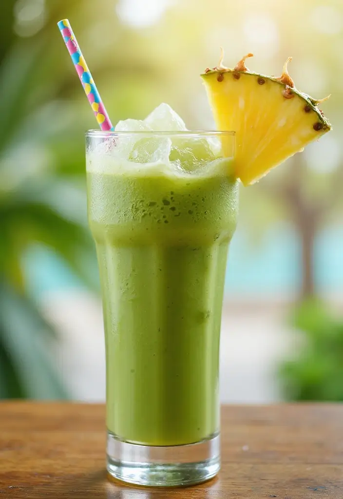 30+ Iced Matcha Tea Recipes for a Cool Energizing Sip 108 30+ Iced Matcha Tea Recipes for a Cool Energizing Sip - 16. Iced Matcha Pina Colada