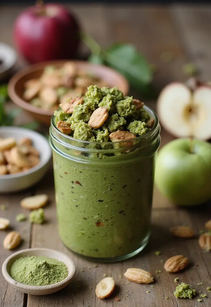 30+ Iced Matcha Tea Recipes for a Cool Energizing Sip 120 30+ Iced Matcha Tea Recipes for a Cool Energizing Sip - 18. Matcha Infused Granola