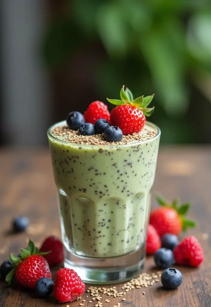 30+ Iced Matcha Tea Recipes for a Cool Energizing Sip 43 30+ Iced Matcha Tea Recipes for a Cool Energizing Sip - 7. Iced Matcha Chia Seed Pudding