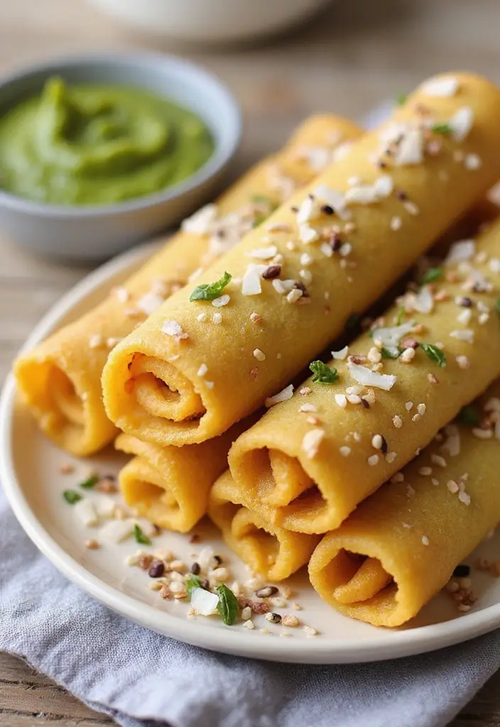 30 Indian Snack Recipes Perfect for Tea Time - 10. Khandvi